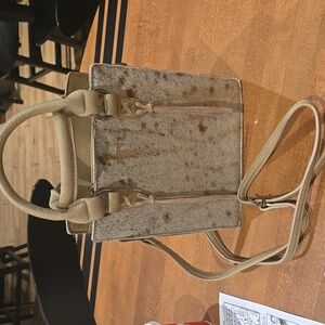 Stylish Tan and Brown Handbag